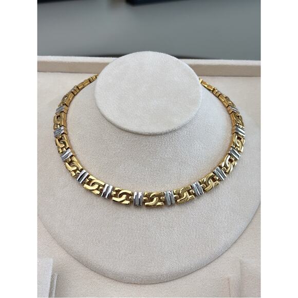 D'Orlan Jewelry - D'Orlan Gold & Rhodium Plated Necklace - 16" Length